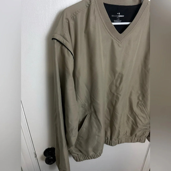 GRAND SLAM GOLF Mens Size LARGE V Neck Pullover Jacket Zip Sleeves Vest - Picture 4 of 12